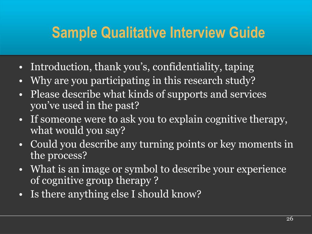 qualitative research qualitative interview guide template