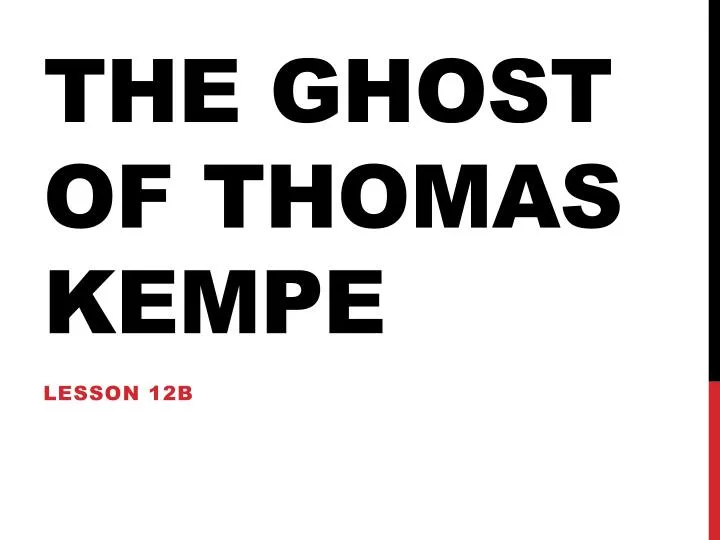 author of the ghost of thomas kempe author of the ghost of thomas kempe