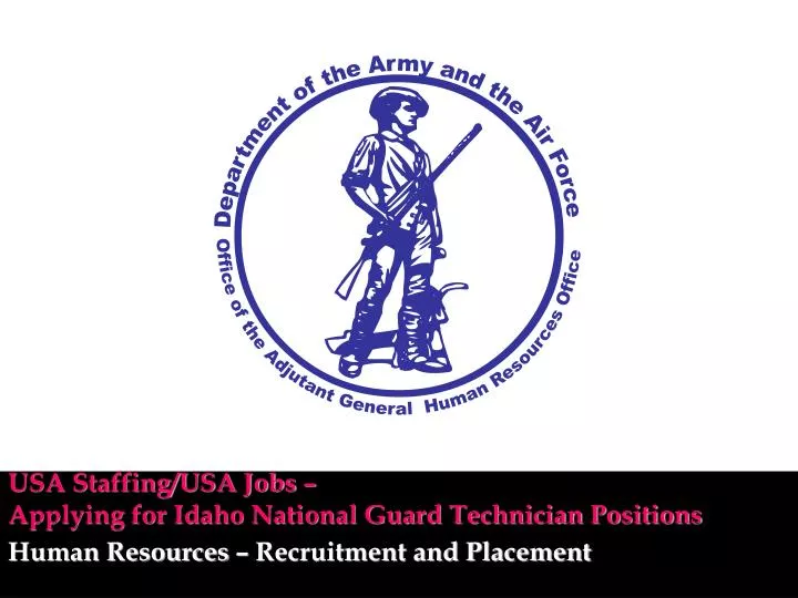 usa staffing usa jobs applying for idaho national guard technician positions n.