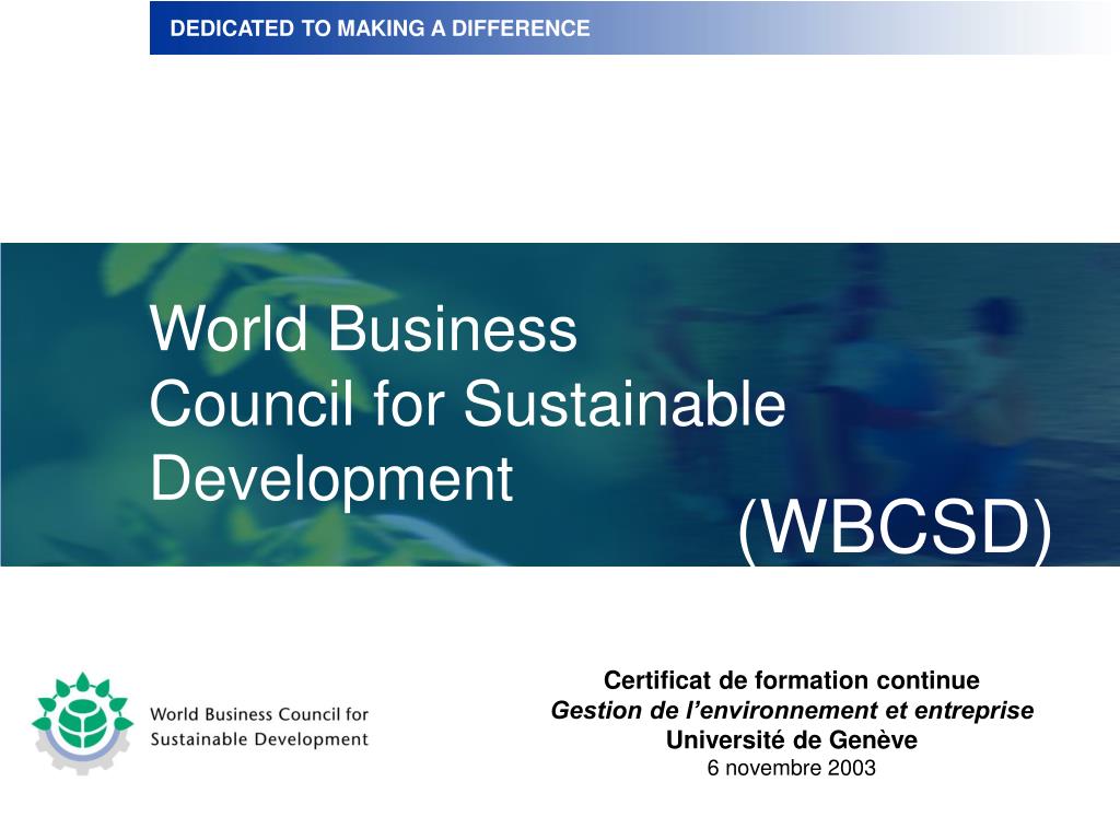 GHG Management - World Business Council for Sustainable Development (WBCSD)