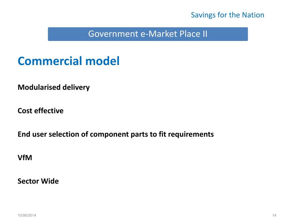PPT Government eMarket Place II PowerPoint Presentation, free download ID1459400