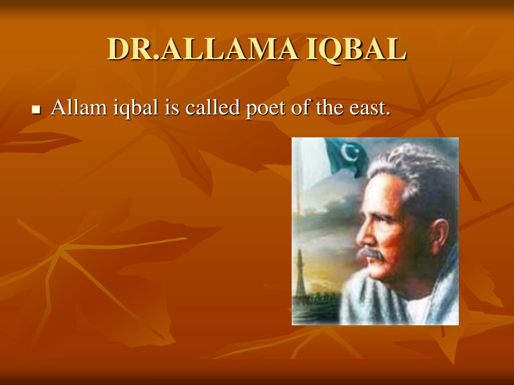 allama iqbal powerpoint presentation in english