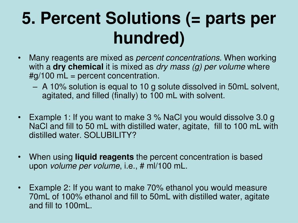 PPT - Creating Simple Solutions and Dilutions in Biology PowerPoint ...