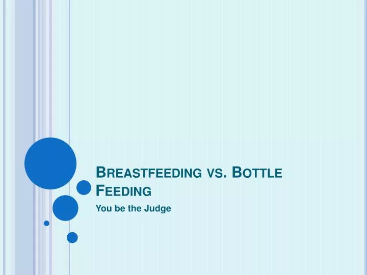 advantages of bottle feeding