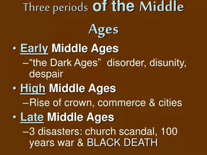 middle ages time period middle ages time period