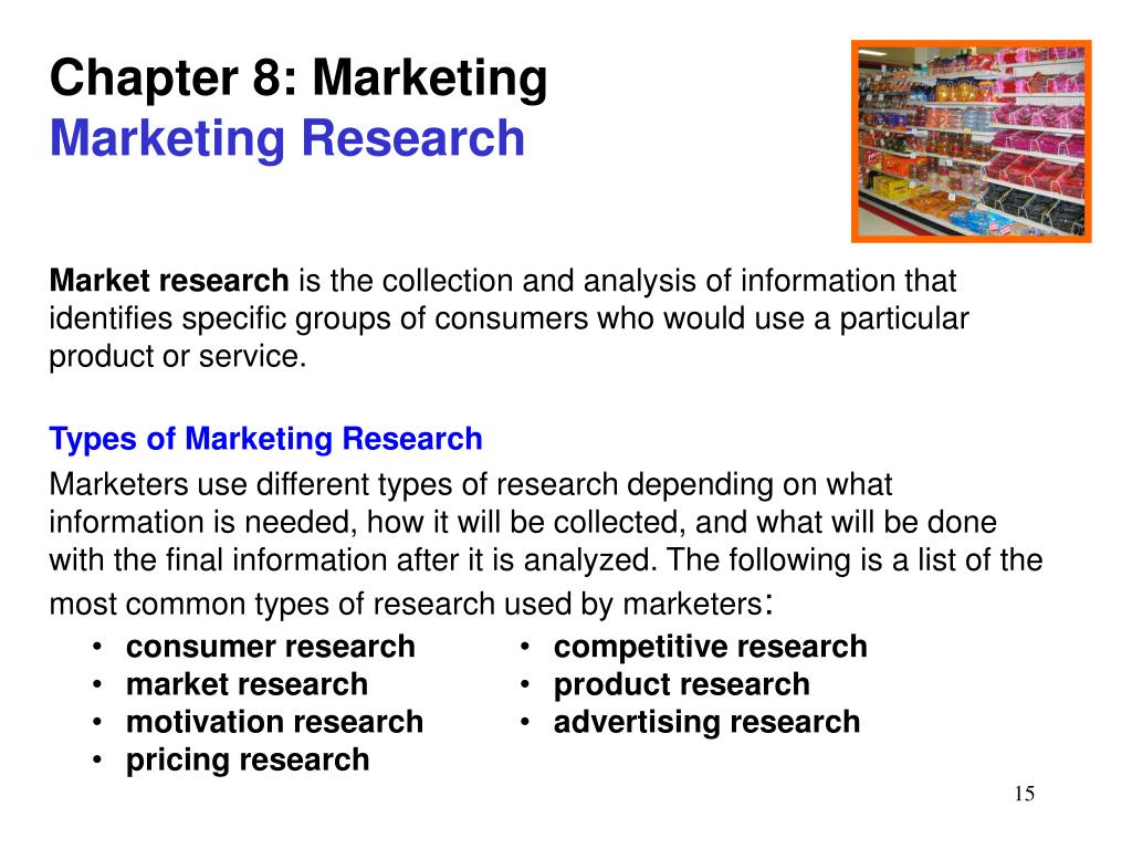 chapter 8 marketing research