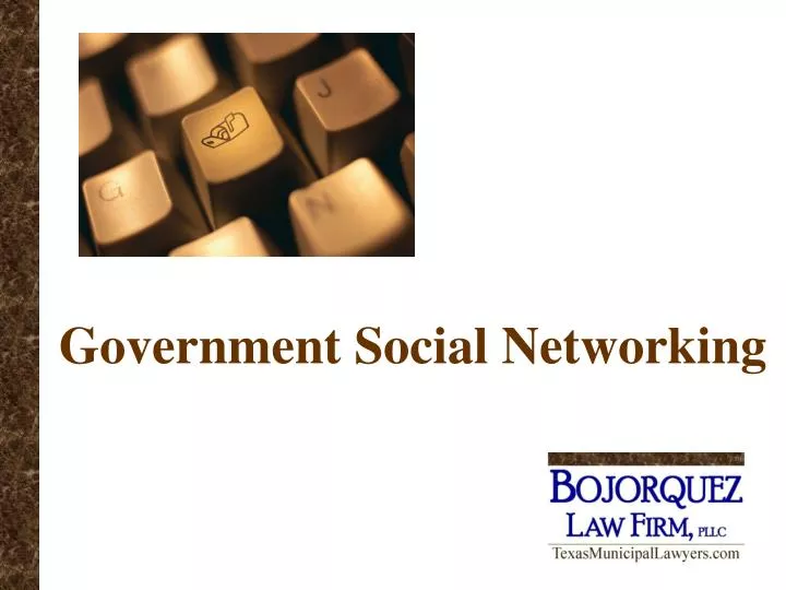 PPT - Government Social Networking PowerPoint Presentation, free ...