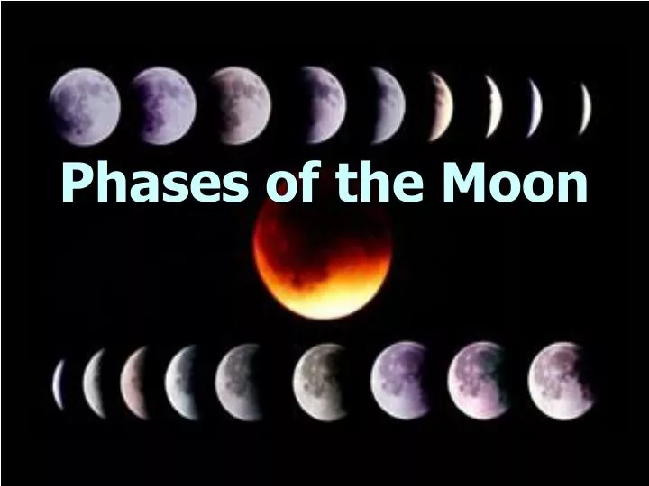 phases of the moon n.