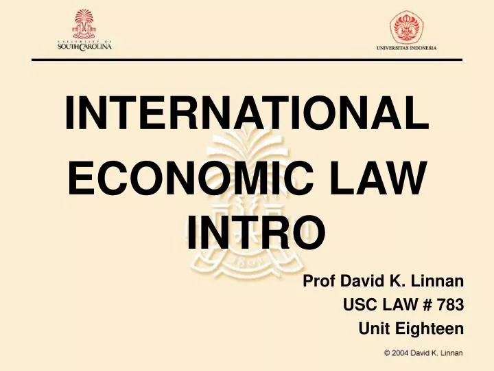 phd international economic law