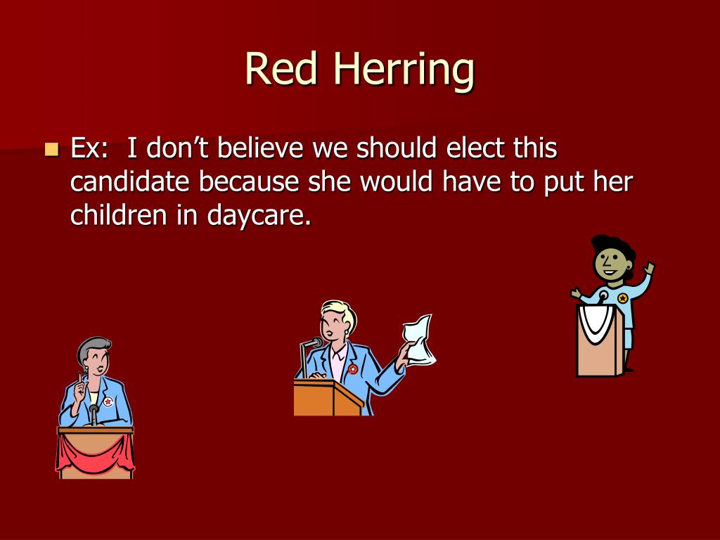 red herring fallacy real life example
