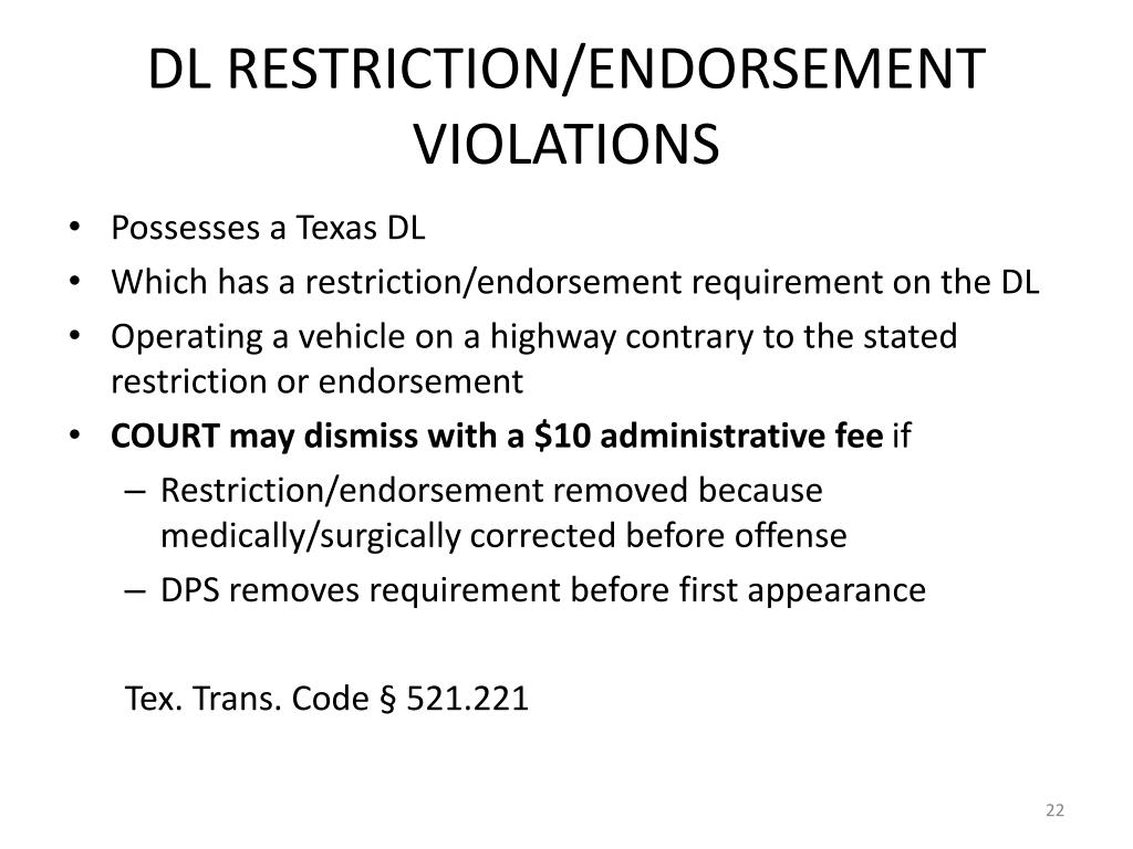 texas driver license restriction codes lofs texas driver license restriction codes lofs