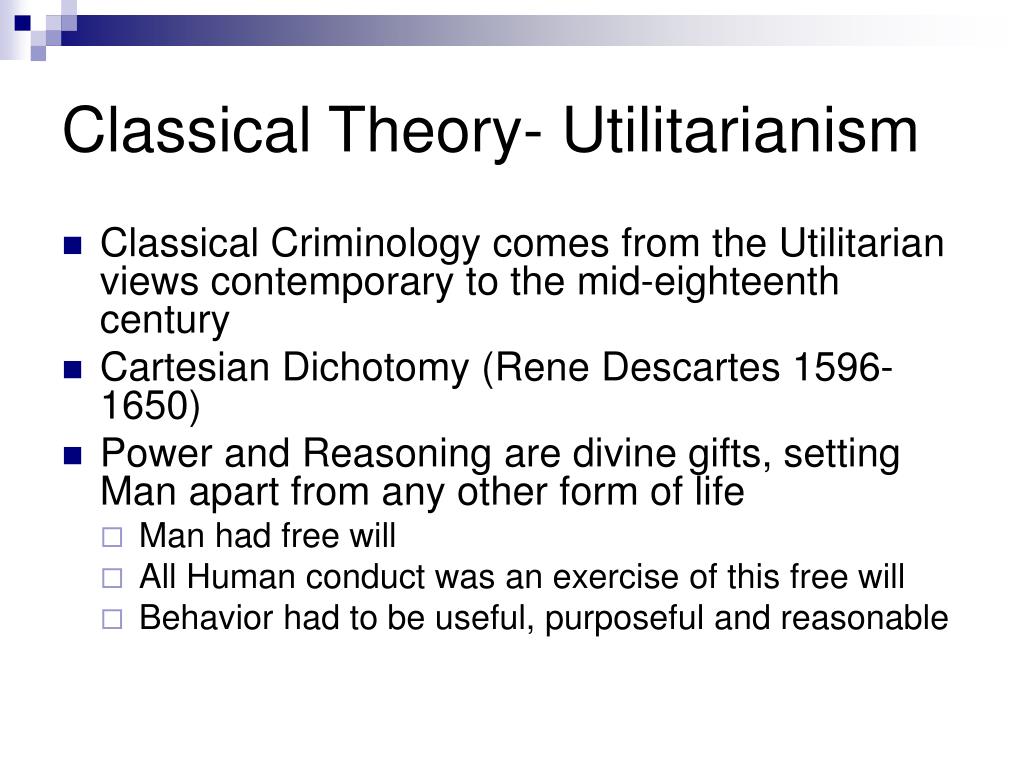 classical criminology