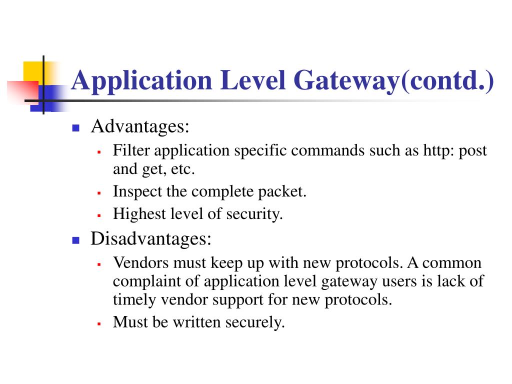 application level gateway is also known as