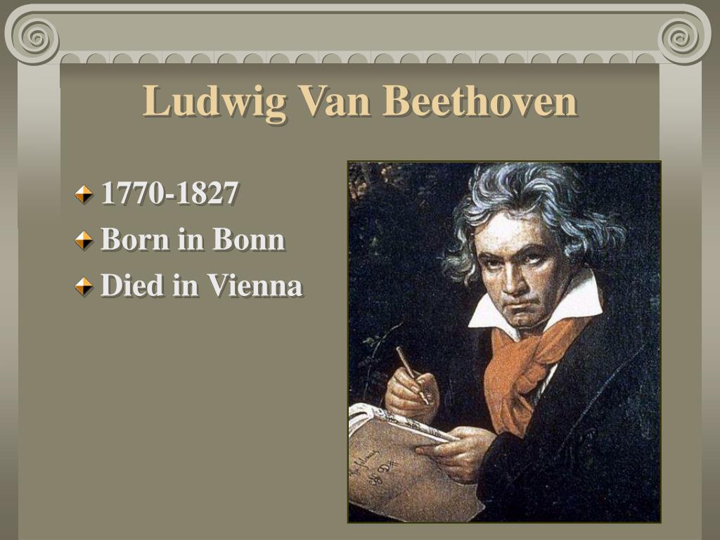 PPT - Ludwig Van Beethoven PowerPoint Presentation, free download -  ID:146516
