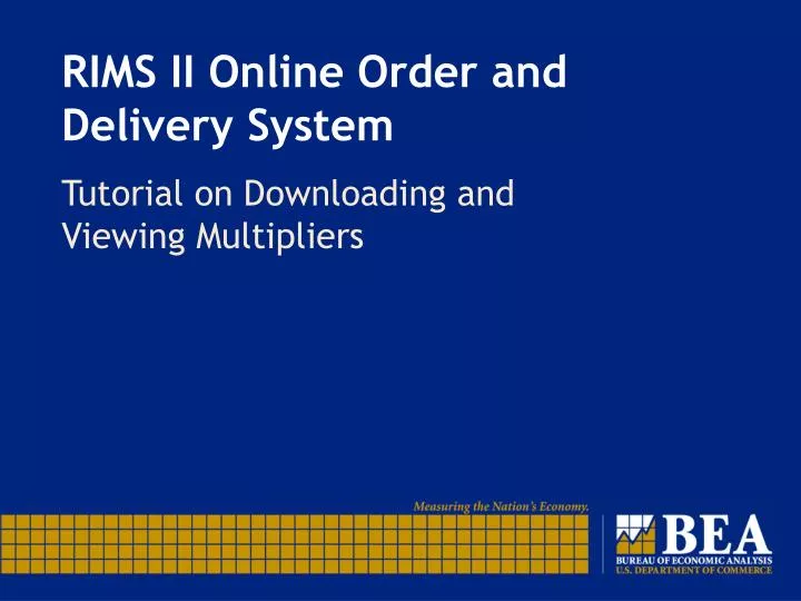 rims ii online order and delivery system n.