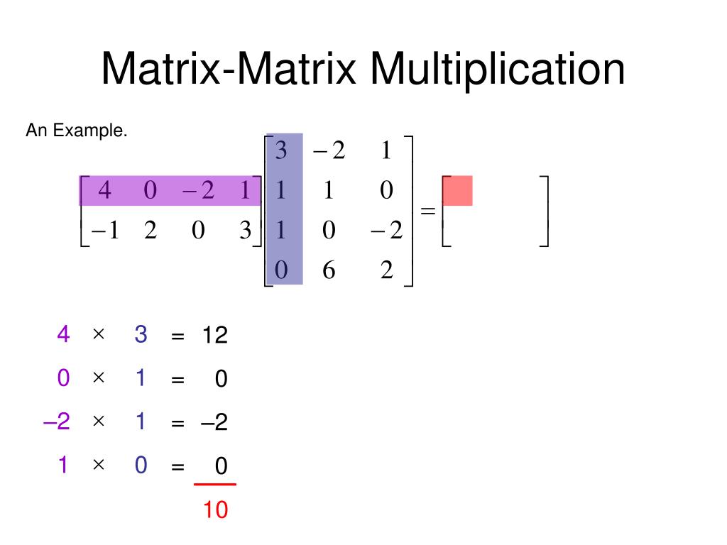 PPT Matrix Matrix Multiplication PowerPoint Presentation Free Download ID 1465603