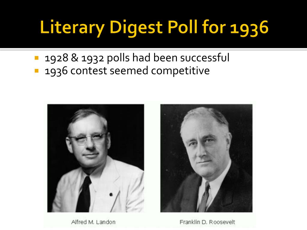 literary digest survey of 1936