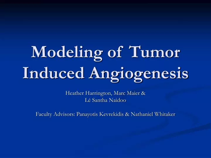 PPT - Angiogenesis PowerPoint Presentation - ID:6745251