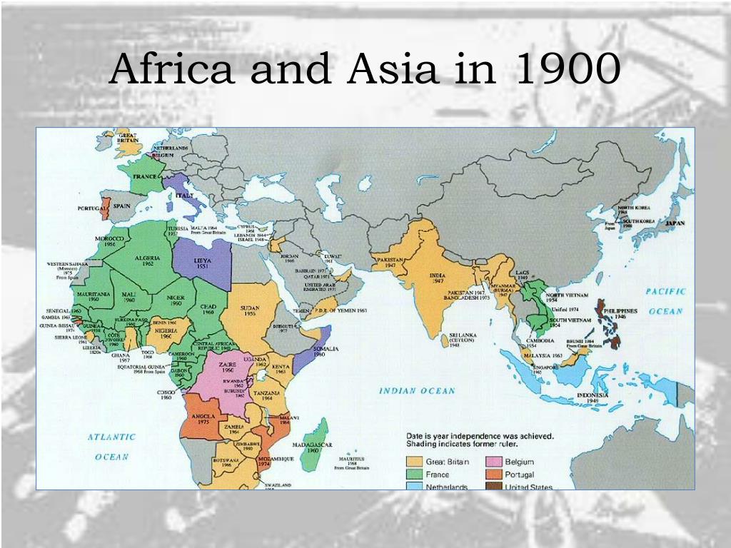 Азия и африка после второй мировой. Карта деколонизации Азии и Африки. Колонии добившиеся независимости после второй мировой войны на карте. Карта страны Азии и Африки деколонизация. Деколонизация Африки во второй половине 20 века.
