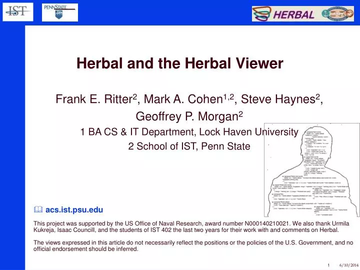 herbal and the herbal viewer n.
