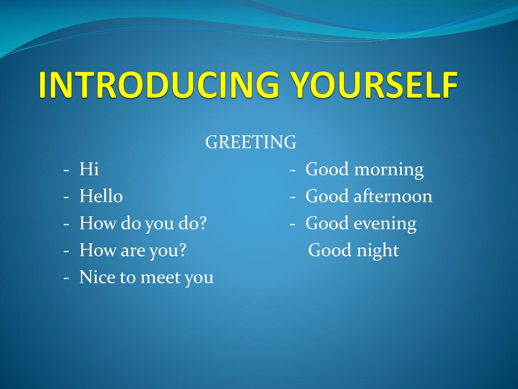 introducing yourself presentation ppt