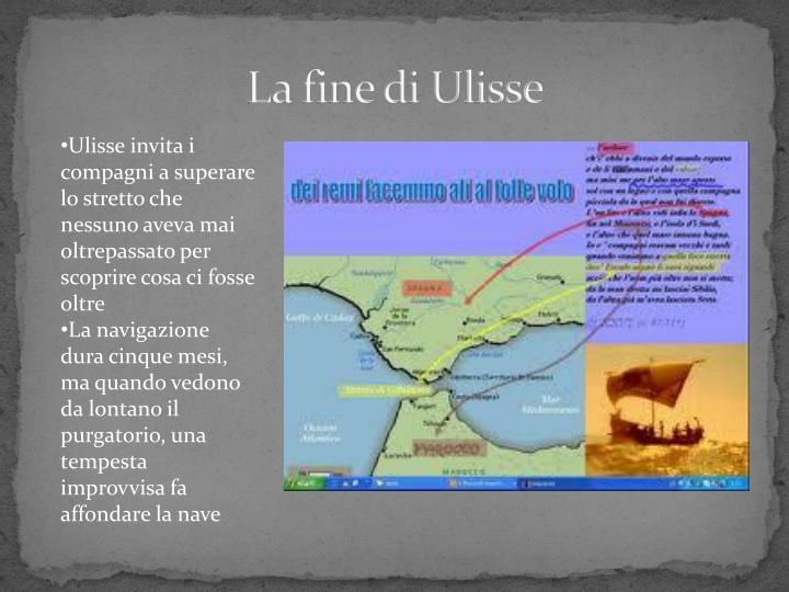 Ulisse Gli Disse Di Essere Nessuno