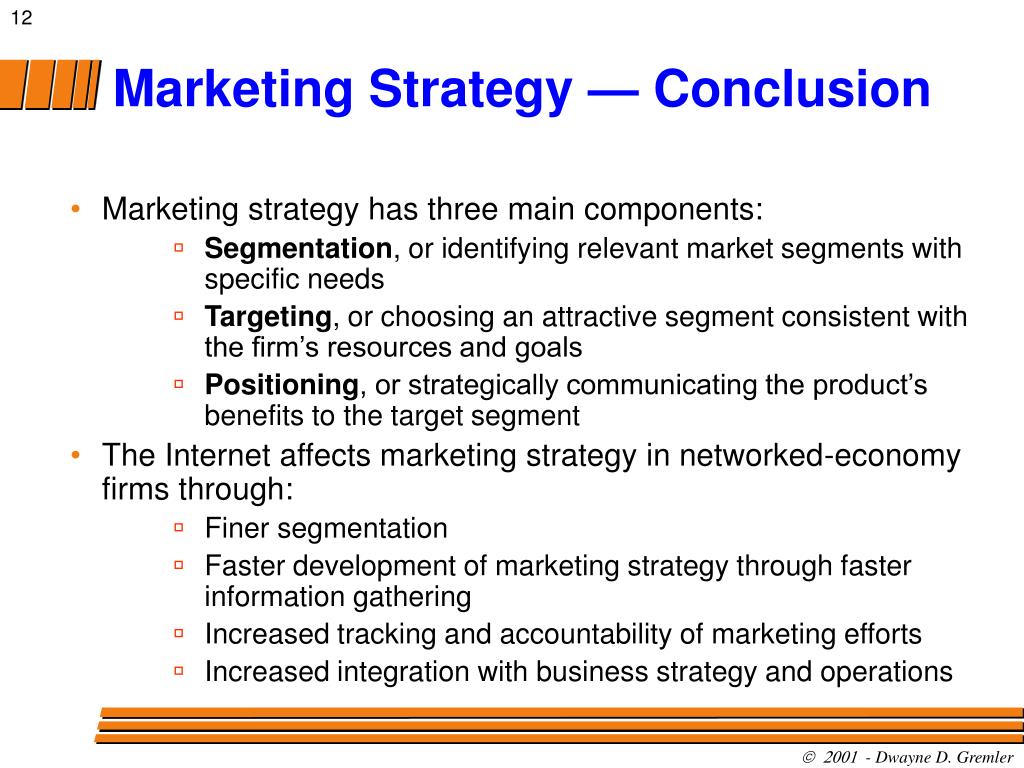 conclusion for marketing assignment