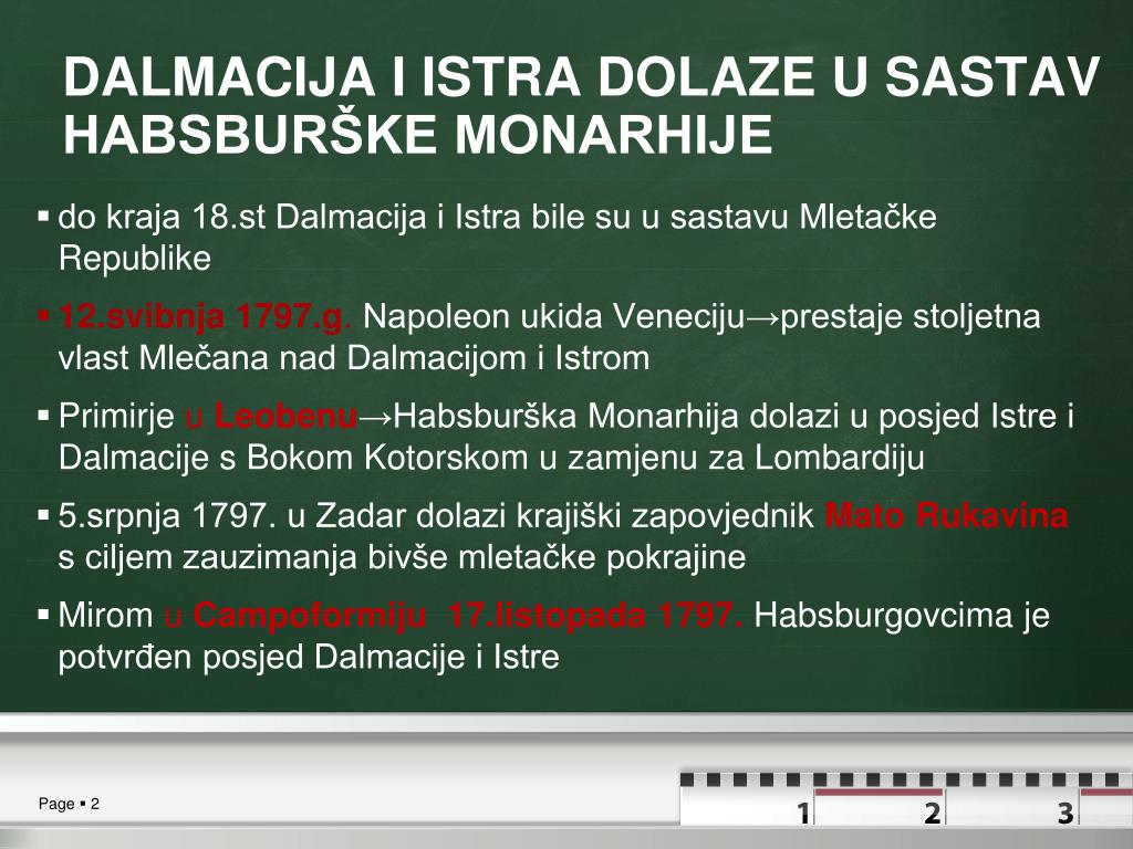 Ppt Hrvatska U Vrijeme Napoleonovih Ratova Powerpoint
