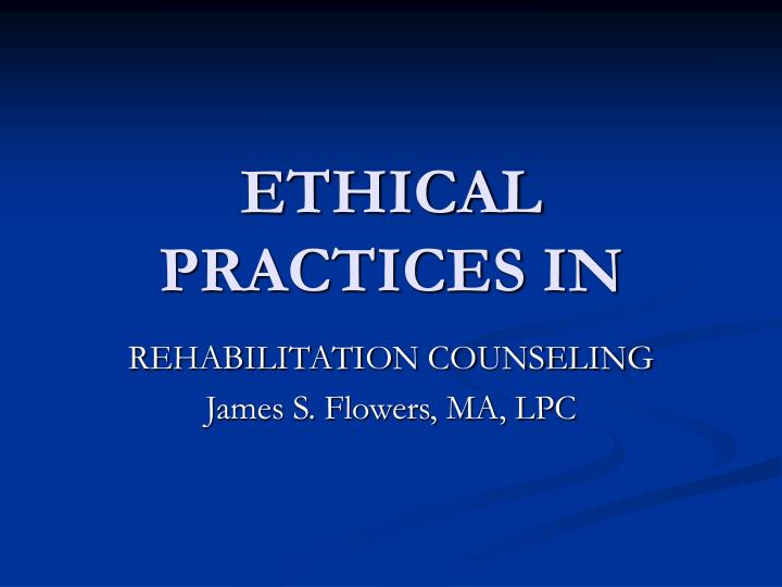 ethical practices in n.
