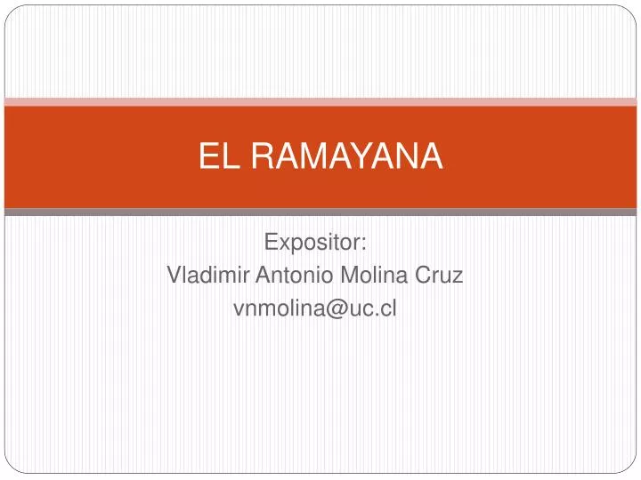PPT EL RAMAYANA PowerPoint Presentation Free Download ID 1469505