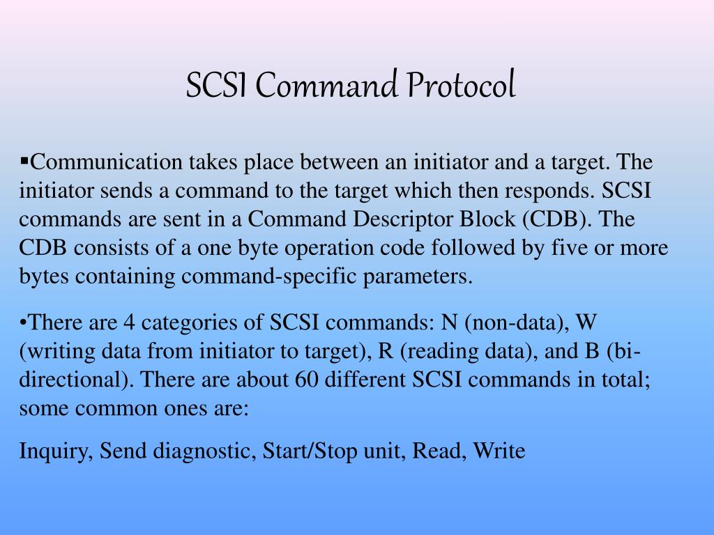 PPT SCSI PowerPoint Presentation, free download ID1472084