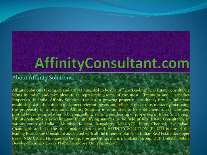 affinityconsultant com n.