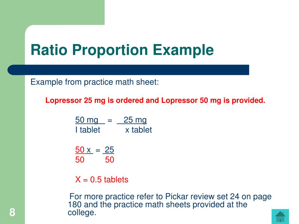 proportion math calculator