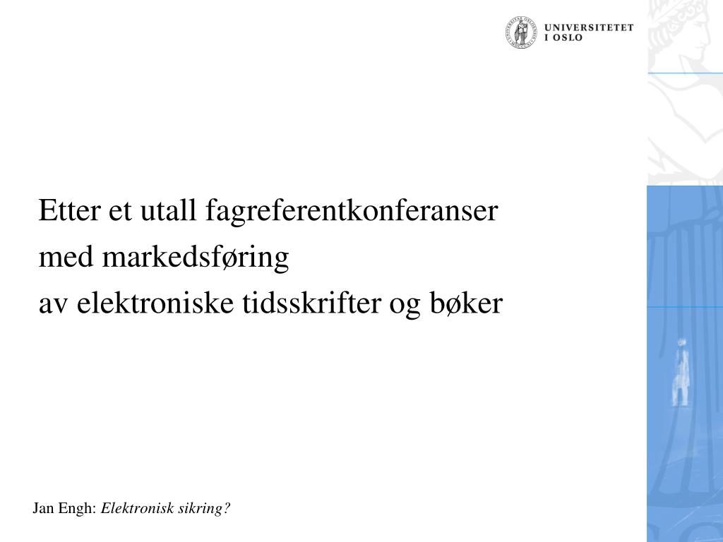 PPT - Elektronisk sikring? PowerPoint Presentation, free download -  ID:1472767