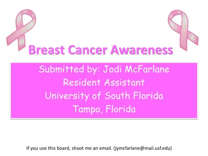 Ppt Breast Cancer Awareness Powerpoint Presentation Free Download