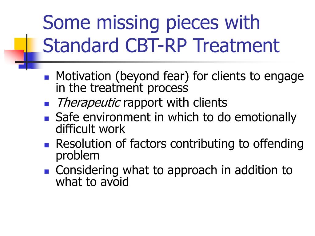 PPT Trauma Informed Sex Offense Specific Treatment An approach to CBT