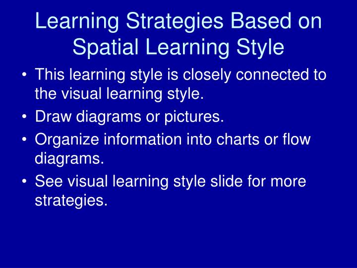 ppt the importance of knowing your learning style powerpoint visual learning strategies
