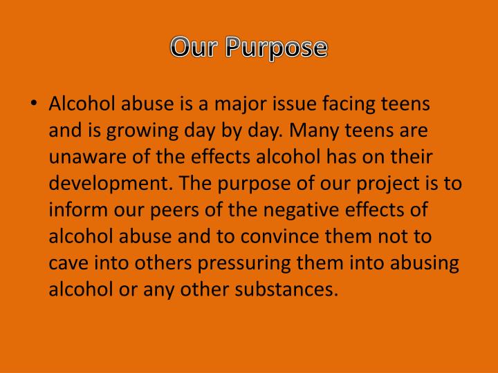 issues regarding teens and alcohol and ramifications of alcohol abuse Substance abuse and mental health issues dealing with drug or alcohol addiction and co-occurring mental health problems when you have both a substance abuse problem and a mental health issue such as depression, bipolar disorder, or anxiety, it is called a co-occurring disorder or dual diagnosis. issues regarding teens and alcohol and ramifications of alcohol abuse Substance abuse and mental health issues dealing with drug or alcohol addiction and co-occurring mental health problems when you have both a substance abuse problem and a mental health issue such as depression, bipolar disorder, or anxiety, it is called a co-occurring disorder or dual diagnosis.