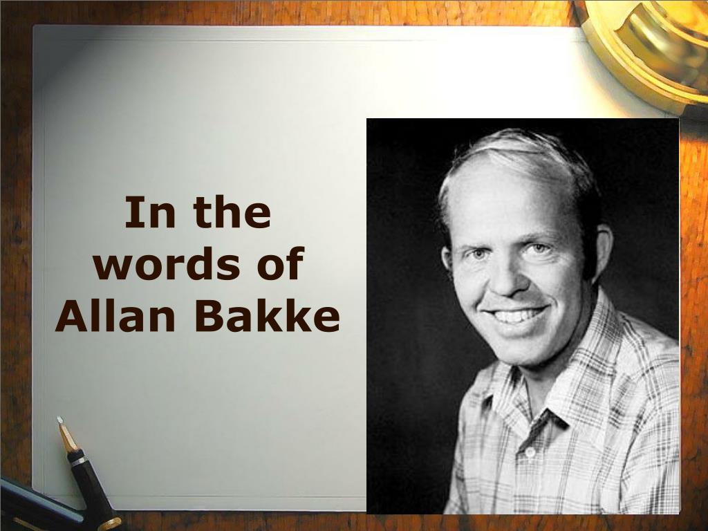 PPT - Regents of the University of California v. Allan Bakke PowerPoint ...