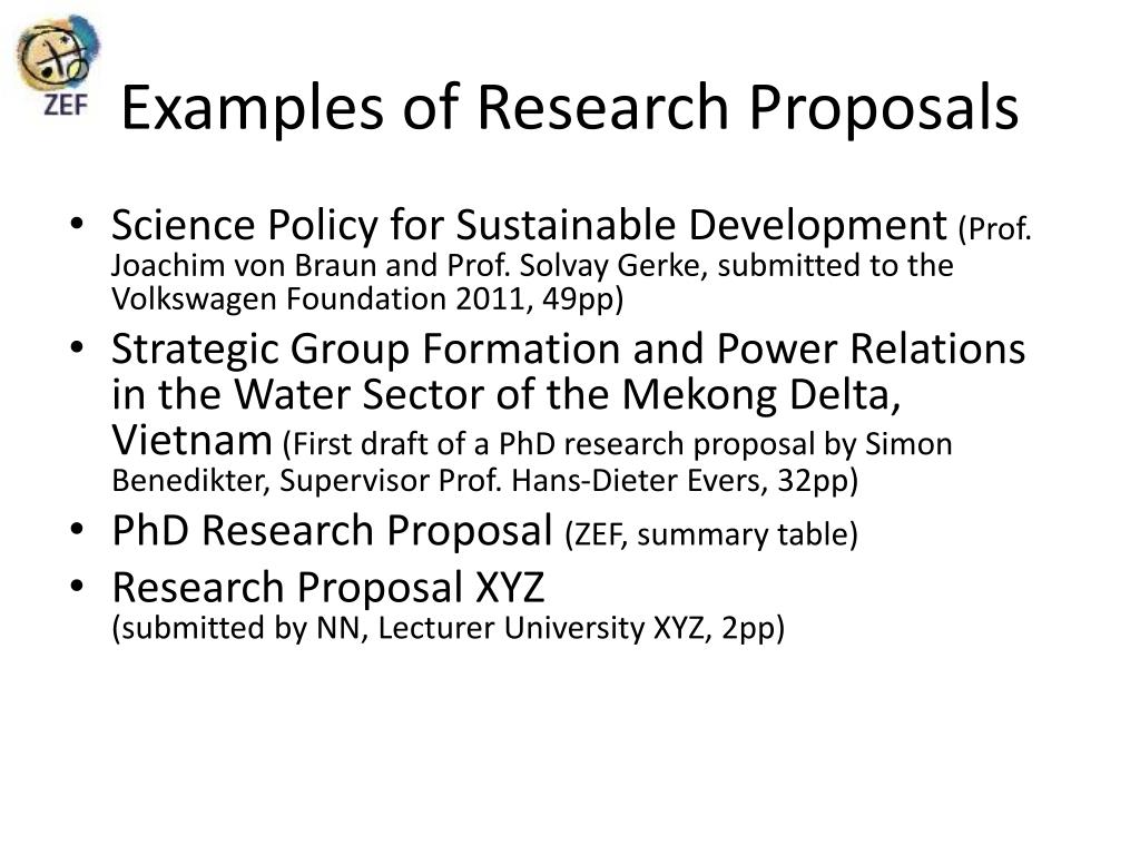 research proposal themes