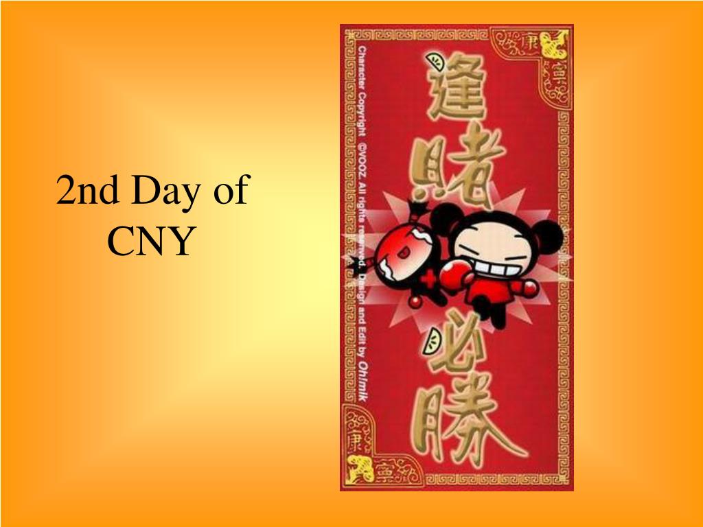 PPT First Day of CNY PowerPoint Presentation, free download ID1476827