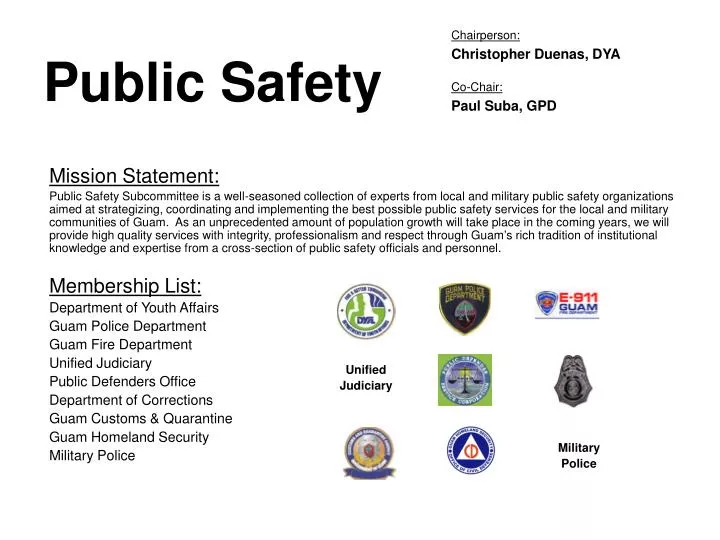 public safety n.