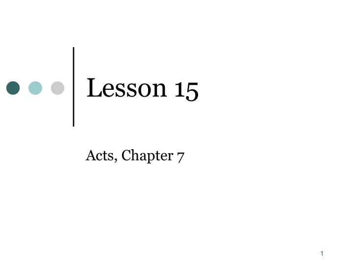 lesson 15 n.