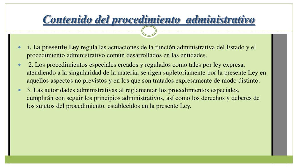Ppt Ley De Procedimiento Administrativo Ley Nª 27444 Powerpoint