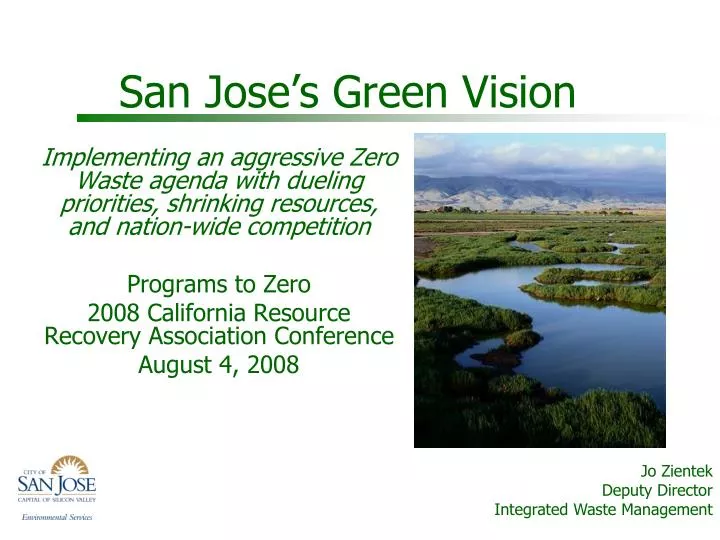 san jose s green vision n.