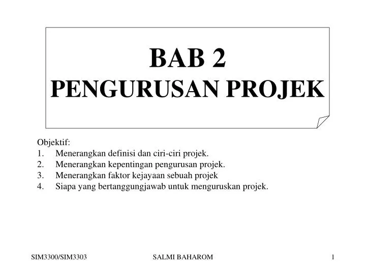Ppt Bab 2 Pengurusan Projek Powerpoint Presentation Free Download Id 1478581