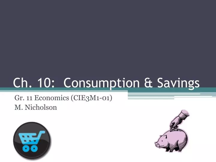 ch 10 consumption savings n.