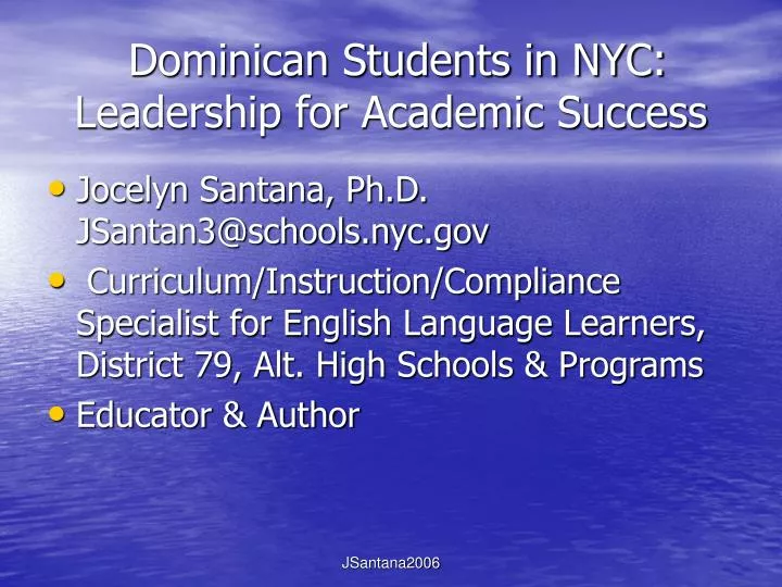 dominican students in nyc leadership for academic success n.