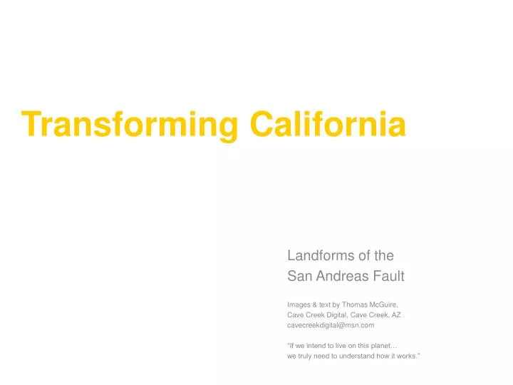 transforming california n.