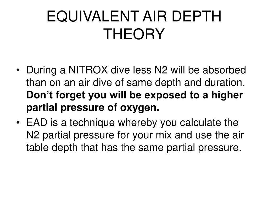 Nitrox Mod Chart